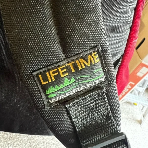 Red and Orange Backpack - Picture 3 of 5